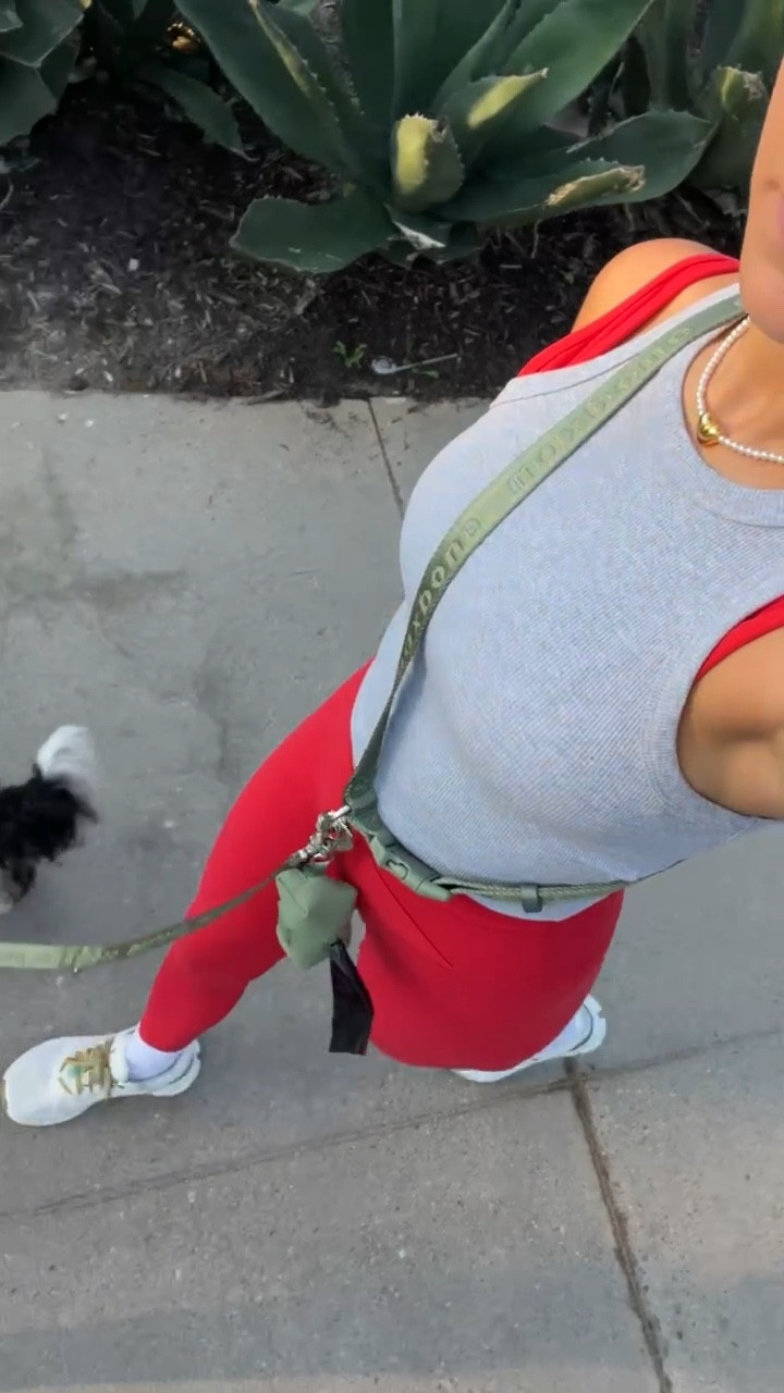 Morning walks with Arlo 🐾🍒

#ootd #activewear #amazonfashion 

#LTKFindsUnder50 #LTKStyleTip #LTKFindsUnder100