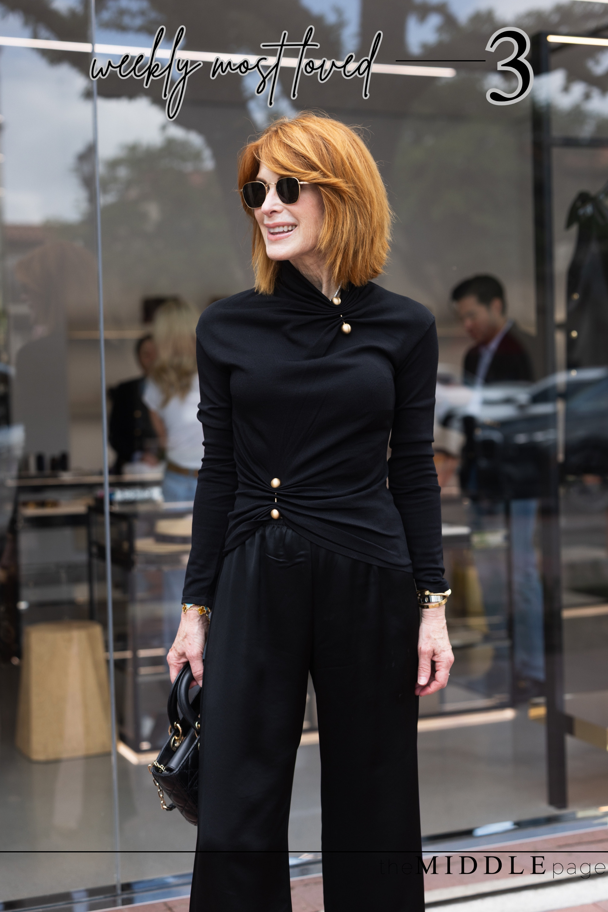 This black statement top is such a chic closet piece for date night outfits, fall wedding guest dresses, or elevated dinner plans. It feels modern, feminine, and so easy to style with trousers or a skirt. #LTKOver40 #DateNightOutfits #FallWeddingGuestDresses #FallOutfits #LTKStyleTip 

 #LTKootd #LTKSeasonal #LTKOver40