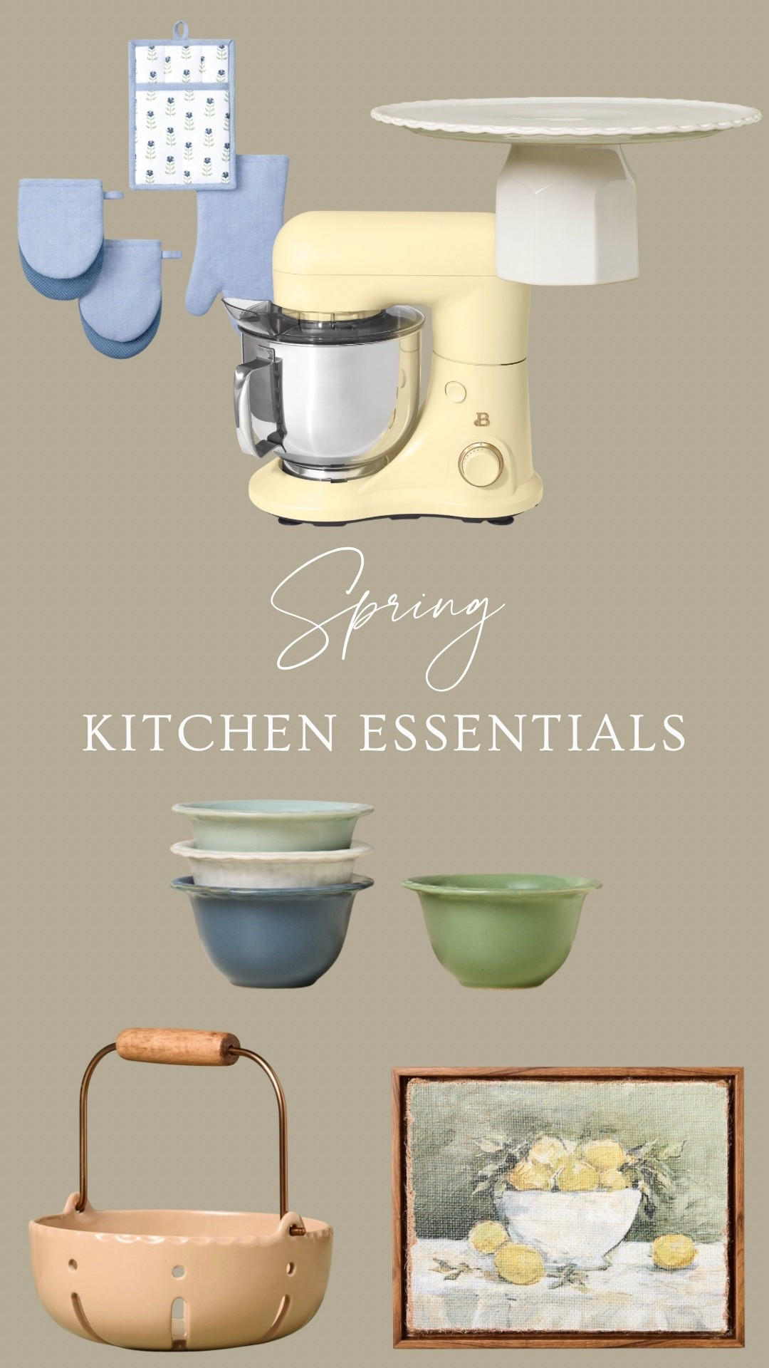 Bright, cheery, and practical kitchen essentials for early spring🍋

#LTKSeasonal #LTKHome