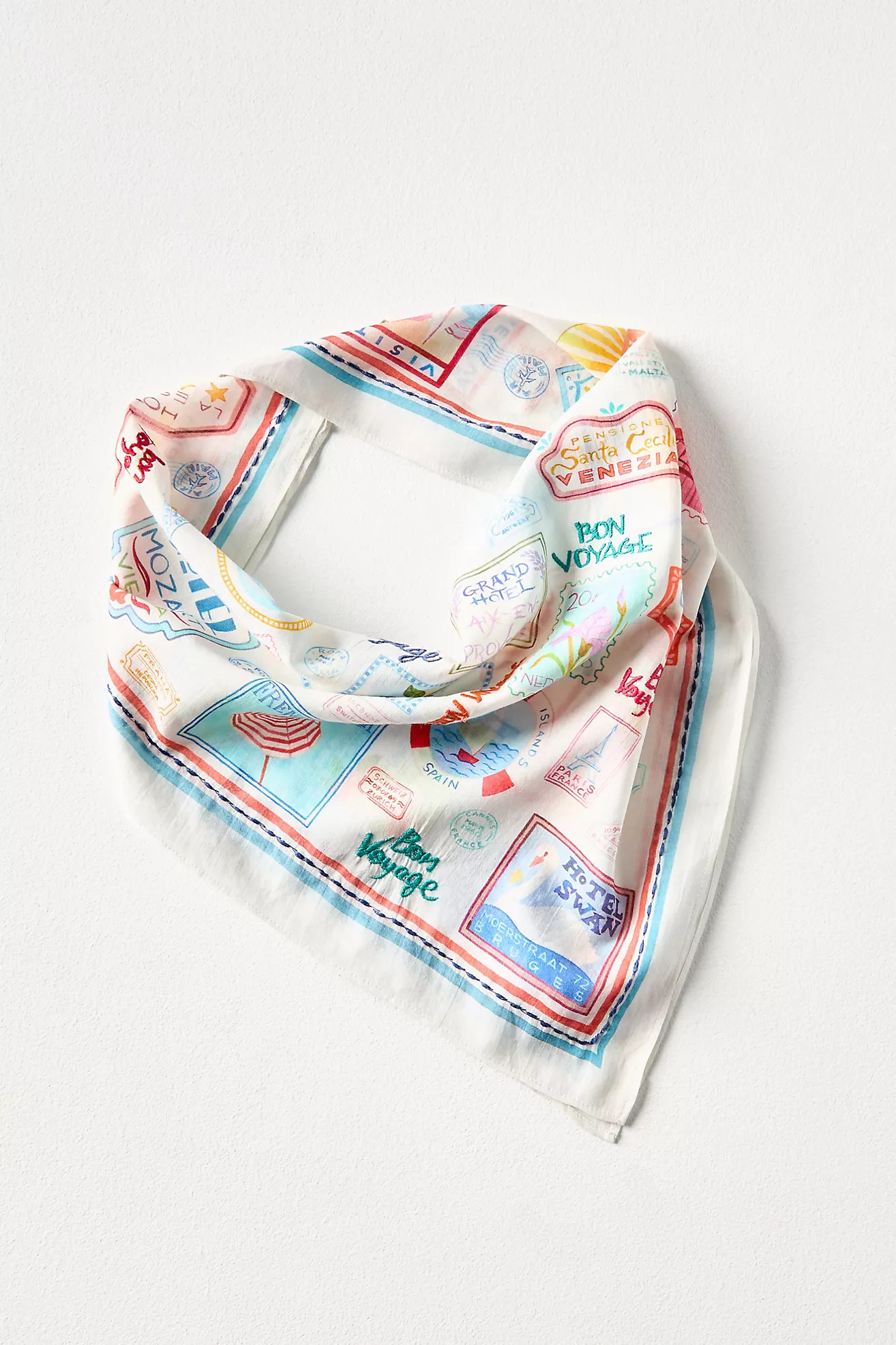 Vismaya x Anthropologie Stamp Icon Scarf | Anthropologie (US)