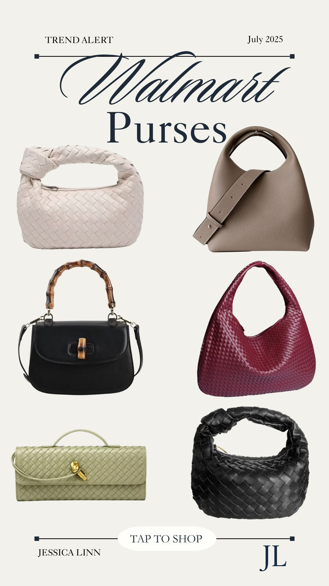 trendy yet classic purses I found at Walmart! So many woven purse styles, and you know I love a good bamboo handle

Hand bags
affordable purse
 

 #LTKItBag