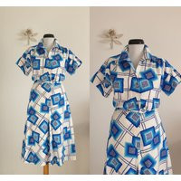 1960S Mod Dress | Vintage 60S Geometric Print | Etsy (US)