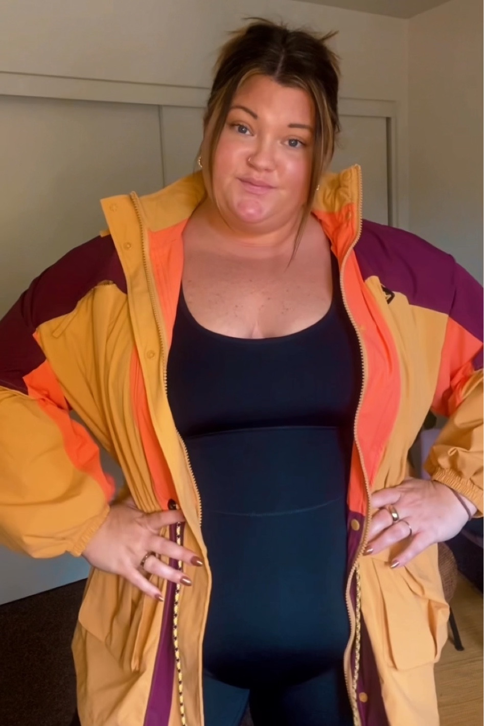 The perfect onsie + jacket combo! 

#LTKplussize #LTKfitness #LTKSeasonal