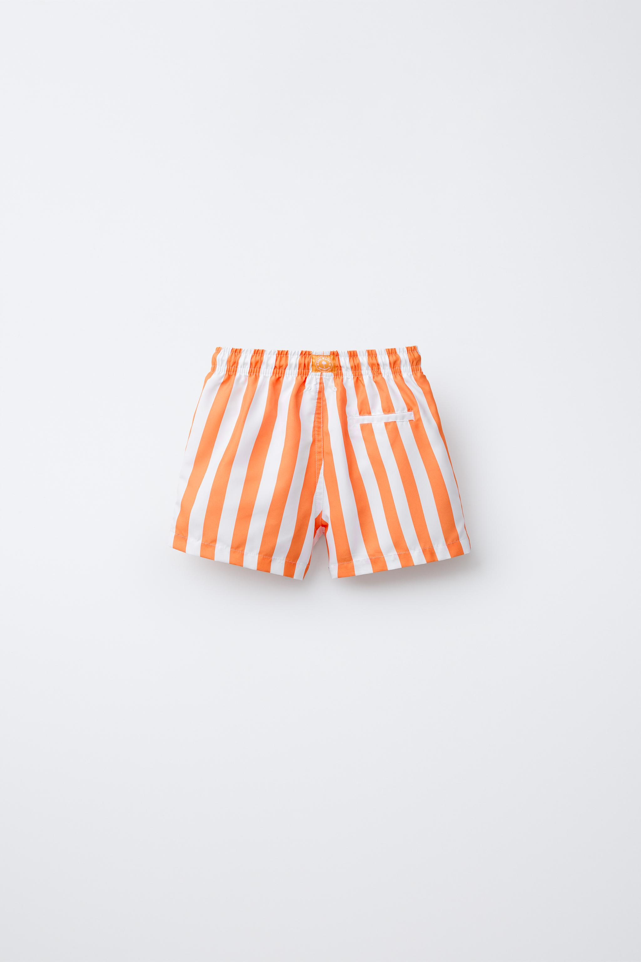 6-14 YEARS/ STRIPED SWIMSUIT | Zara US