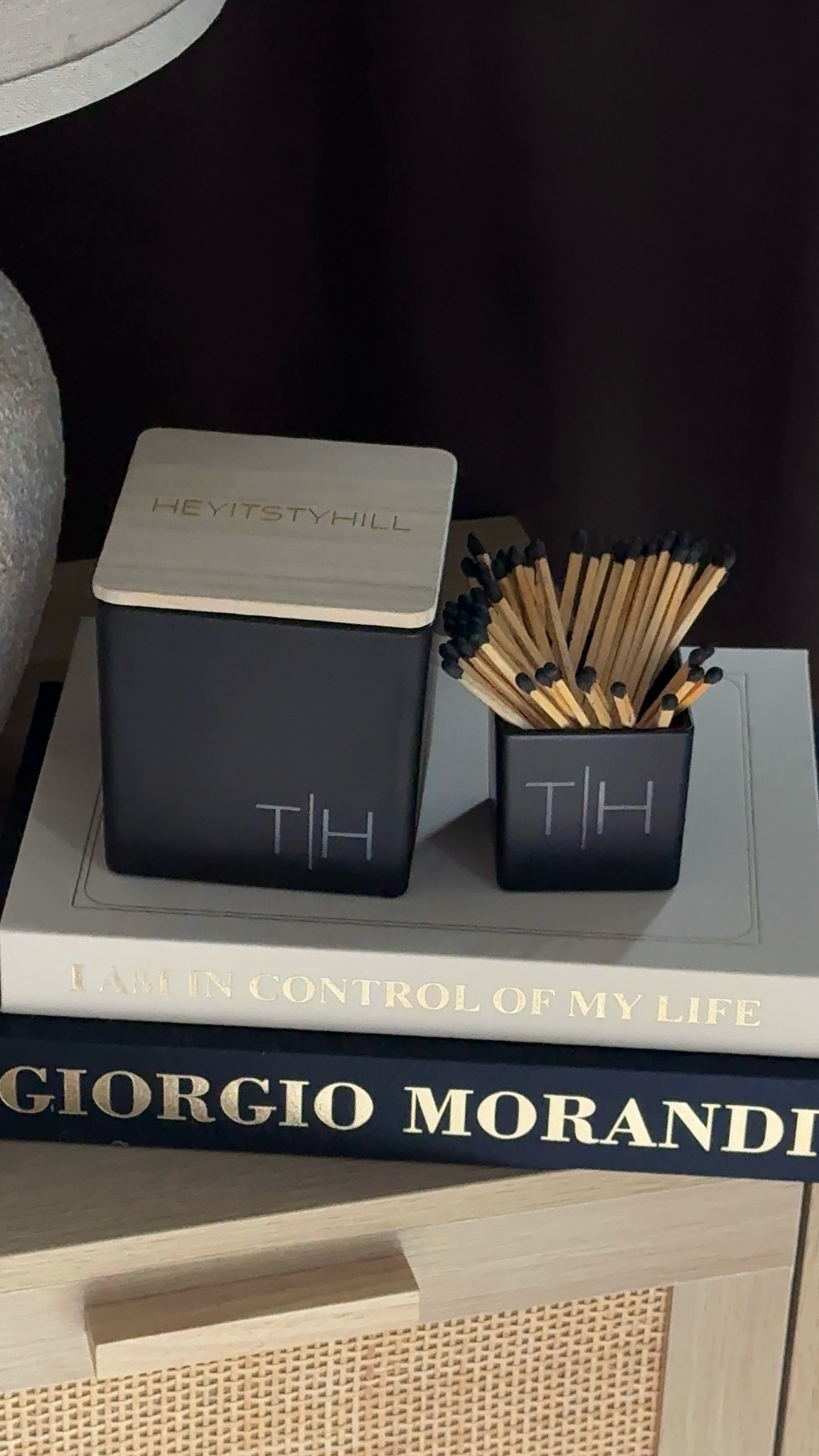 Neutral home decor details that make your space feel expensive 🤎✨ custom candle + luxury match holder both from Taja collection on IG styled on coffee table books for that cozy, hotel-inspired vibe. perfect for living room, bedroom, or nightstand styling.

#LTKvlog #LTKHome #LTKdayinmylife