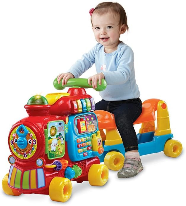 VTech Sit-To-Stand Ultimate Alphabet Train (Frustration Free Packaging), Red | Amazon (US)