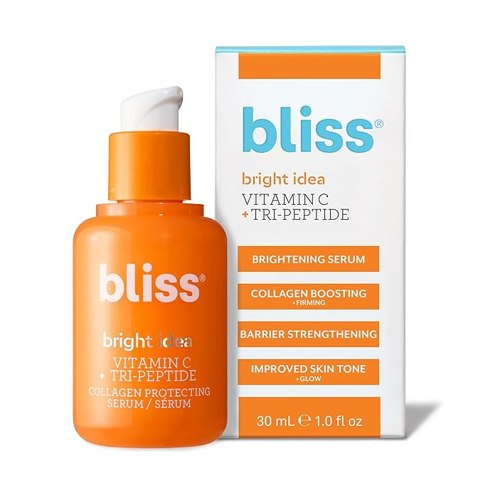 Bliss Vitamin C + Tri-Peptide Bright Idea Serum – 15% Brightening + Barrier Boost Complex for R... | Amazon (US)