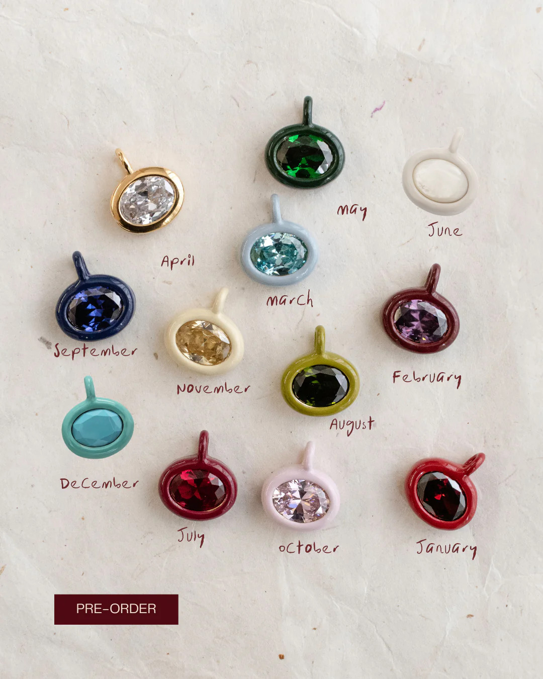The Birthstone Charm | Joiana Jewelry