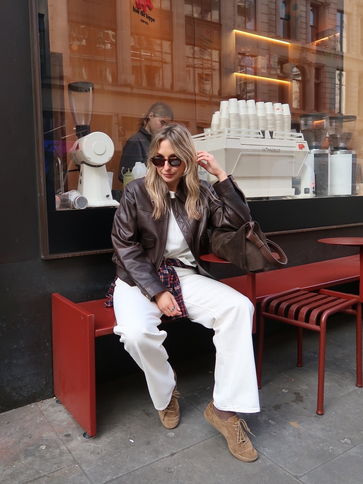 Jeans, jacket, top repeat.

Like most of you I’ve no idea what to wear this week the weather has been wild but some version of this is what I’m reaching for, some days with thermals others with a tee. 

A leather jacket is perfect for this cold transitional weather. 

I’m wearing a L in the jacket and 1 size up on the jeans. 

#LTKspring #LTKuk #LTKeurope