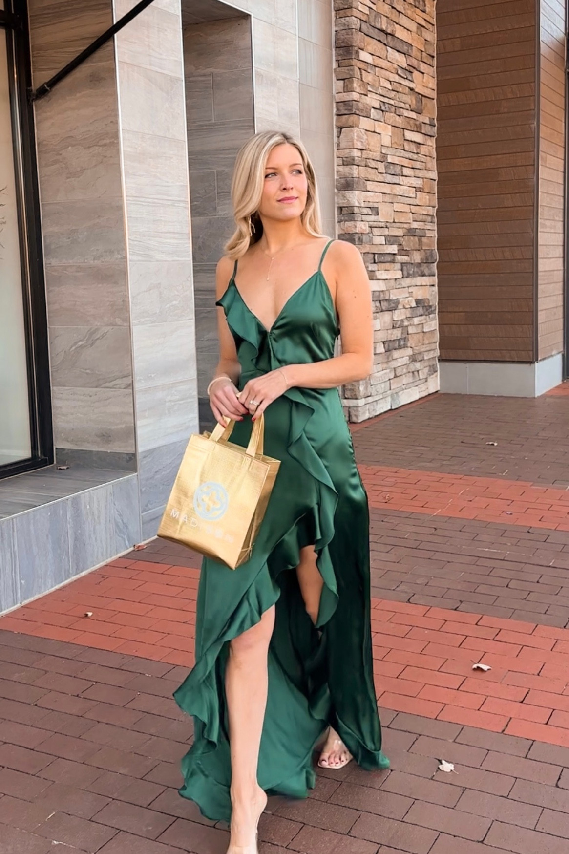 Emerald green, jewel toned dresses for holiday parties and weddings this winter season  

#LTKSeasonal #LTKwedding #LTKHoliday