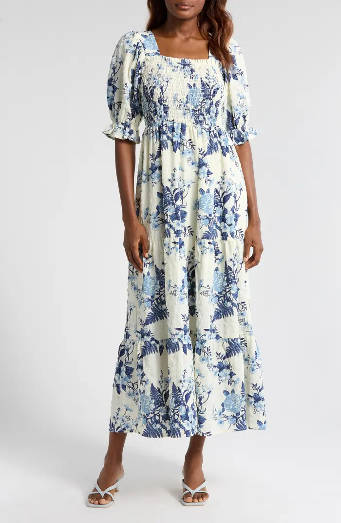 Chelsea28 Smocked Bodice Maxi Dress | Nordstromrack | Nordstrom Rack