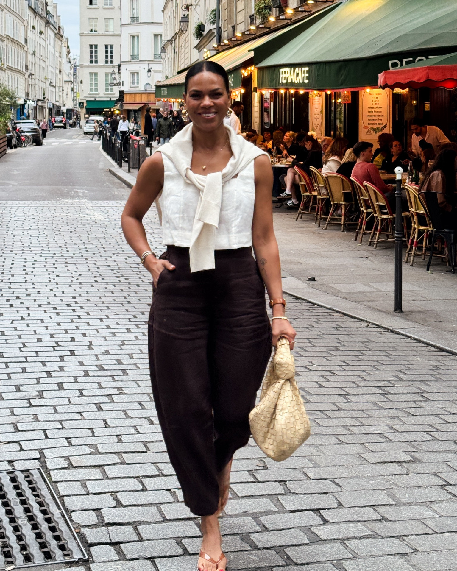 Day 2 in Paris🇫🇷
Still can’t believe we’re here! 

Everything runs true to size. Would recommend getting the pants in petite if you’re 5’4 or under! 

#LTKFindsUnder100 #LTKTravel #LTKItBag