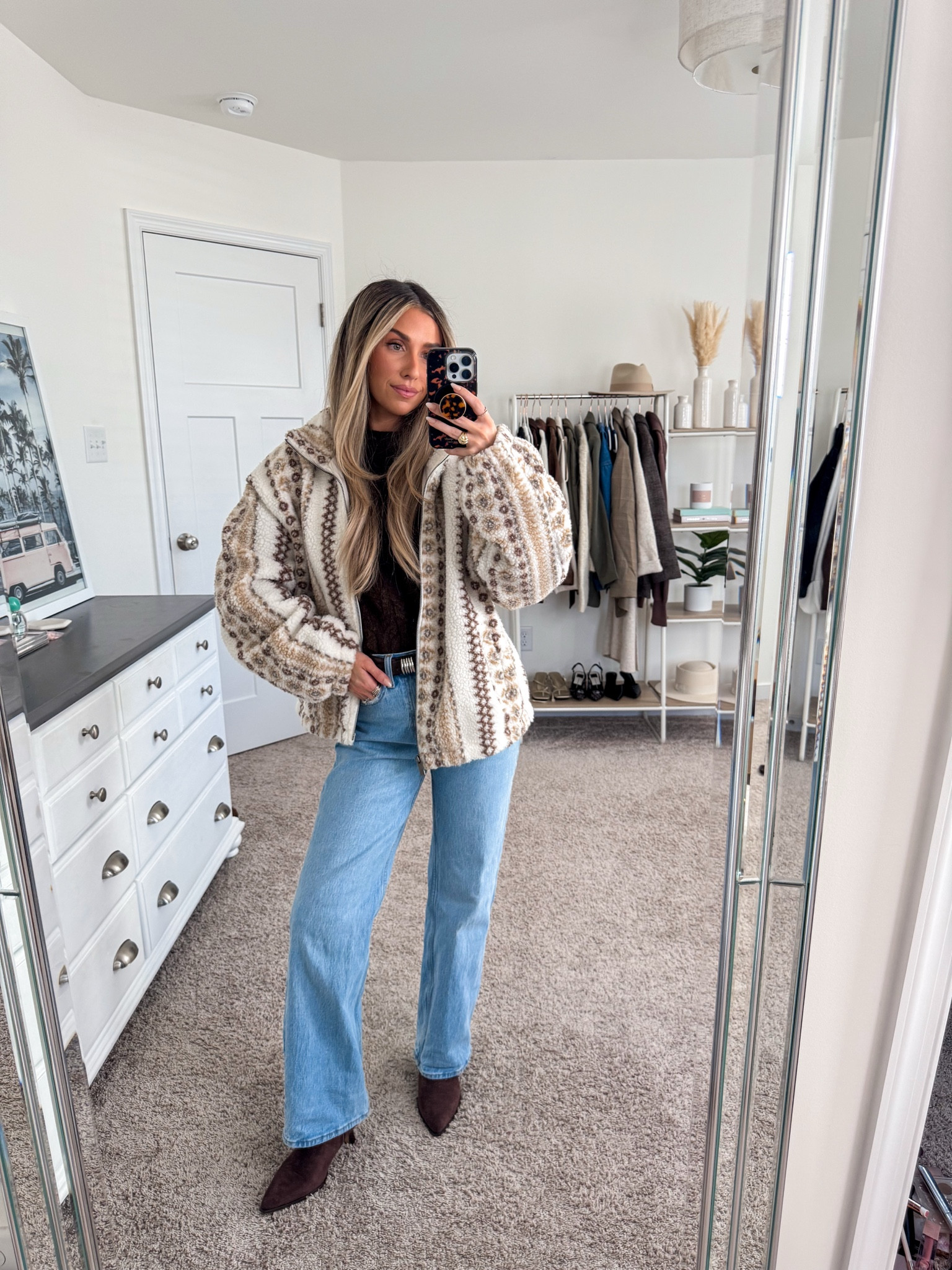 Target jacket: large
Target sweater: medium 
Abercrombie 90s relaxed jeans: 24 short 

#LTKHoliday #LTKSeasonal #LTKFindsUnder100