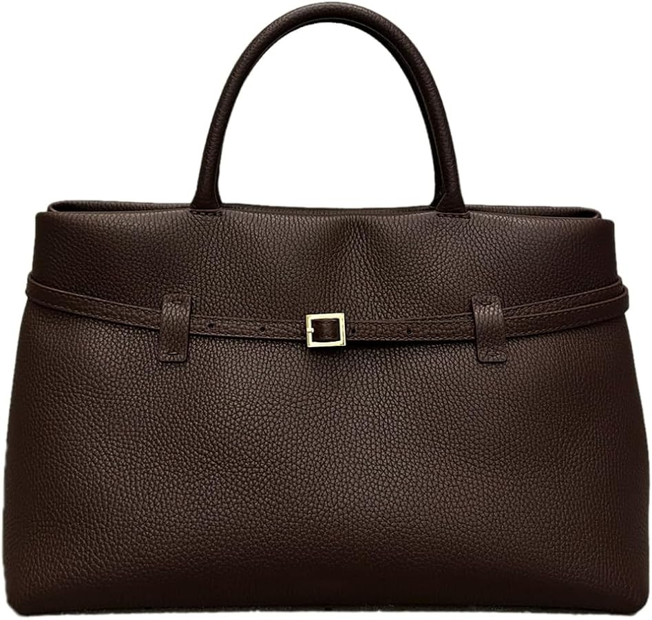 Premium Tote Bag Faux Suede Hobo Purse Handbags for Women, Large Top-Handle Black Brown Suede Tot... | Amazon (US)