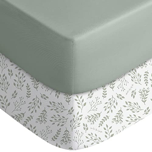 Yoofoss Baby Crib Sheets for Boys Girls, Fitted Crib Sheet 2 Pack for Standard Crib and Toddler M... | Amazon (US)