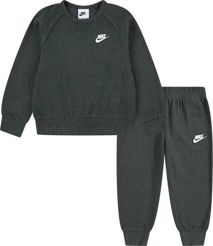 Cable Knit Sweatshirt & Joggers Set | Nordstrom