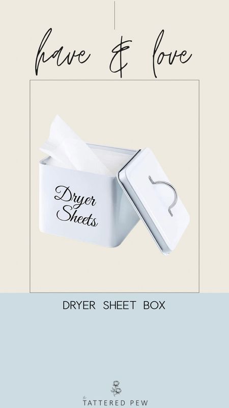 Are you wanting to up your laundry room game? I love having this dryer sheet box to keep our laundry room pretty and organized!

#LTKhome #LTKunder50 #LTKFind