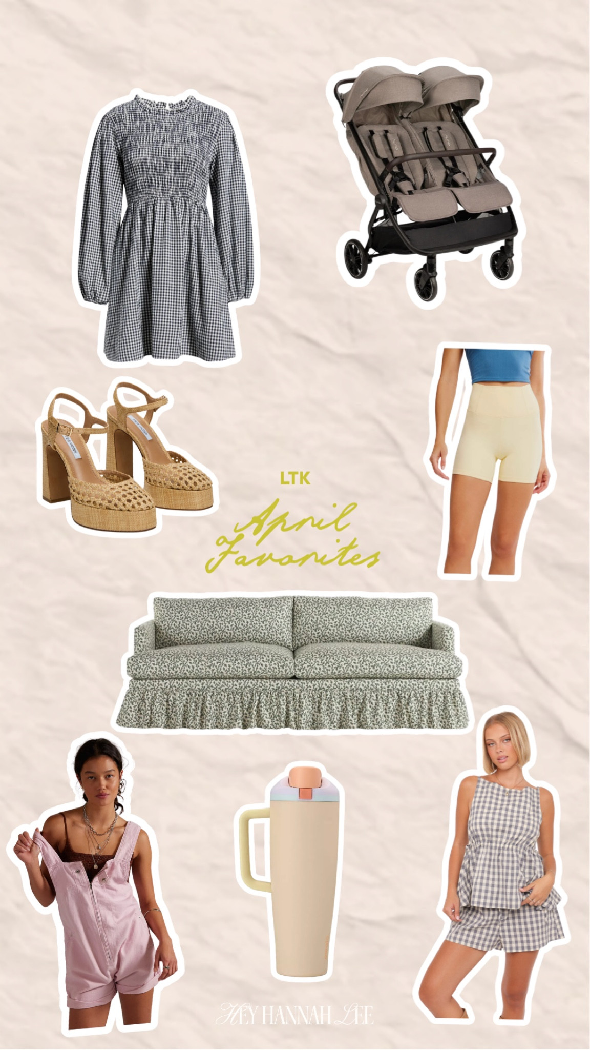 Your faves from April!!
best sellers, anthropologie couch, home, free people movement, biker shorts, sofa, shoes, fashion, matching set, gingham, dress, double stroller, nuna, owala

#LTKootd #LTKHome #LTKmomlife