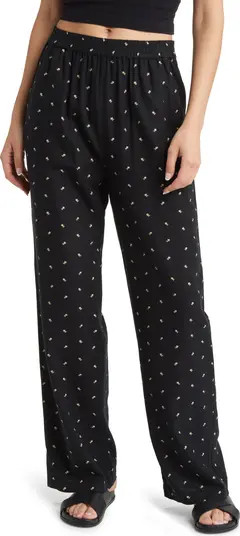 Drape Linen Blend Pants | Nordstrom