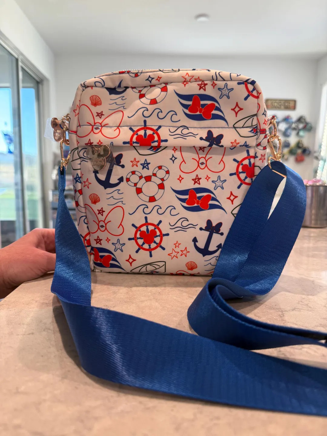 Disney Cruise Inspired Fanny Pack Belt Bag Crossbody Tote For Ship Vacations Minnie Bow Mickey Wh... | Etsy (Global)