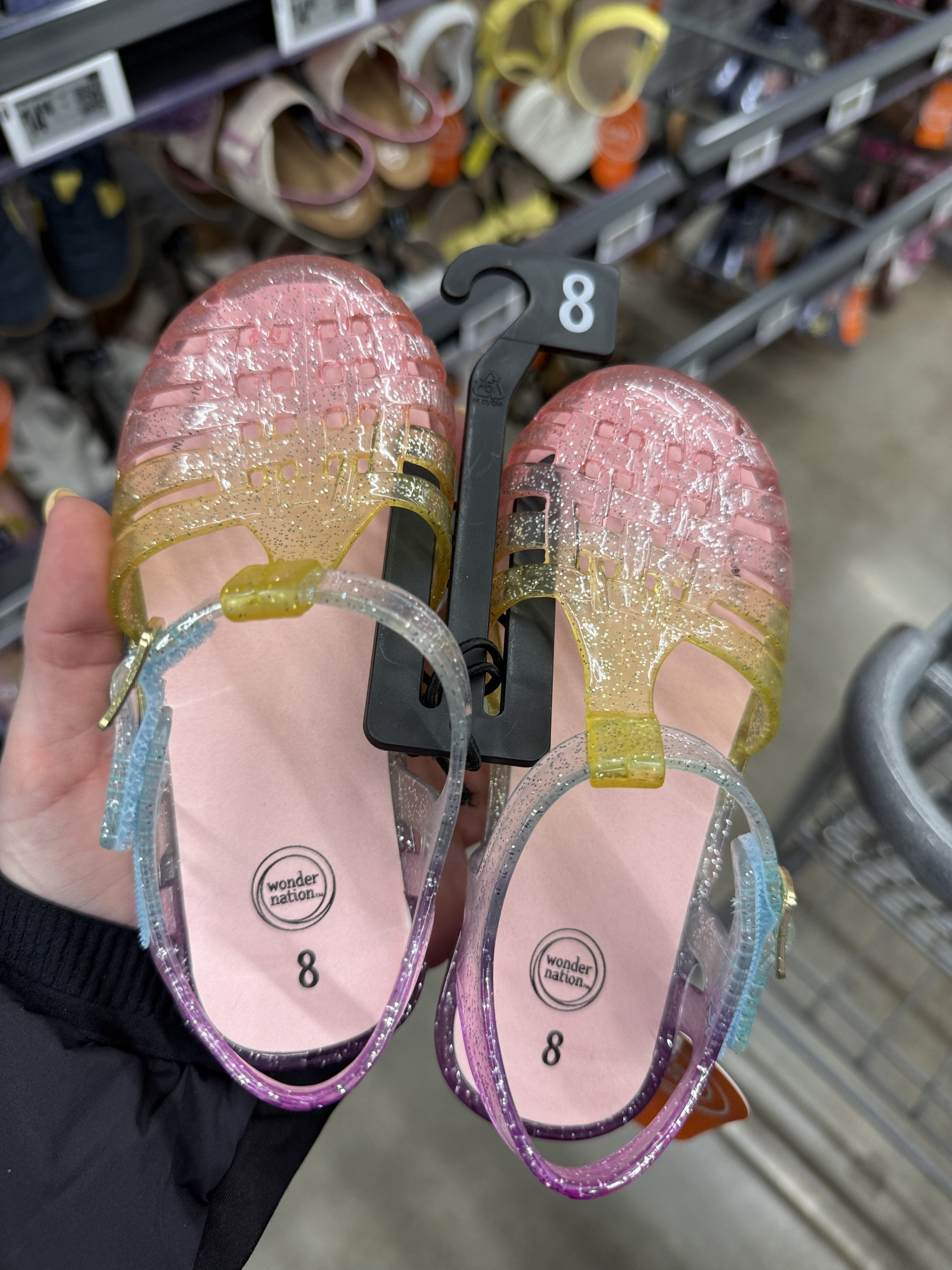 Sandals 
Sneakers 
Walmart 
Slippers 
New arrivals 
Kids shoes 
Summer shoes 
Just released 

#LTKTravel #LTKKids