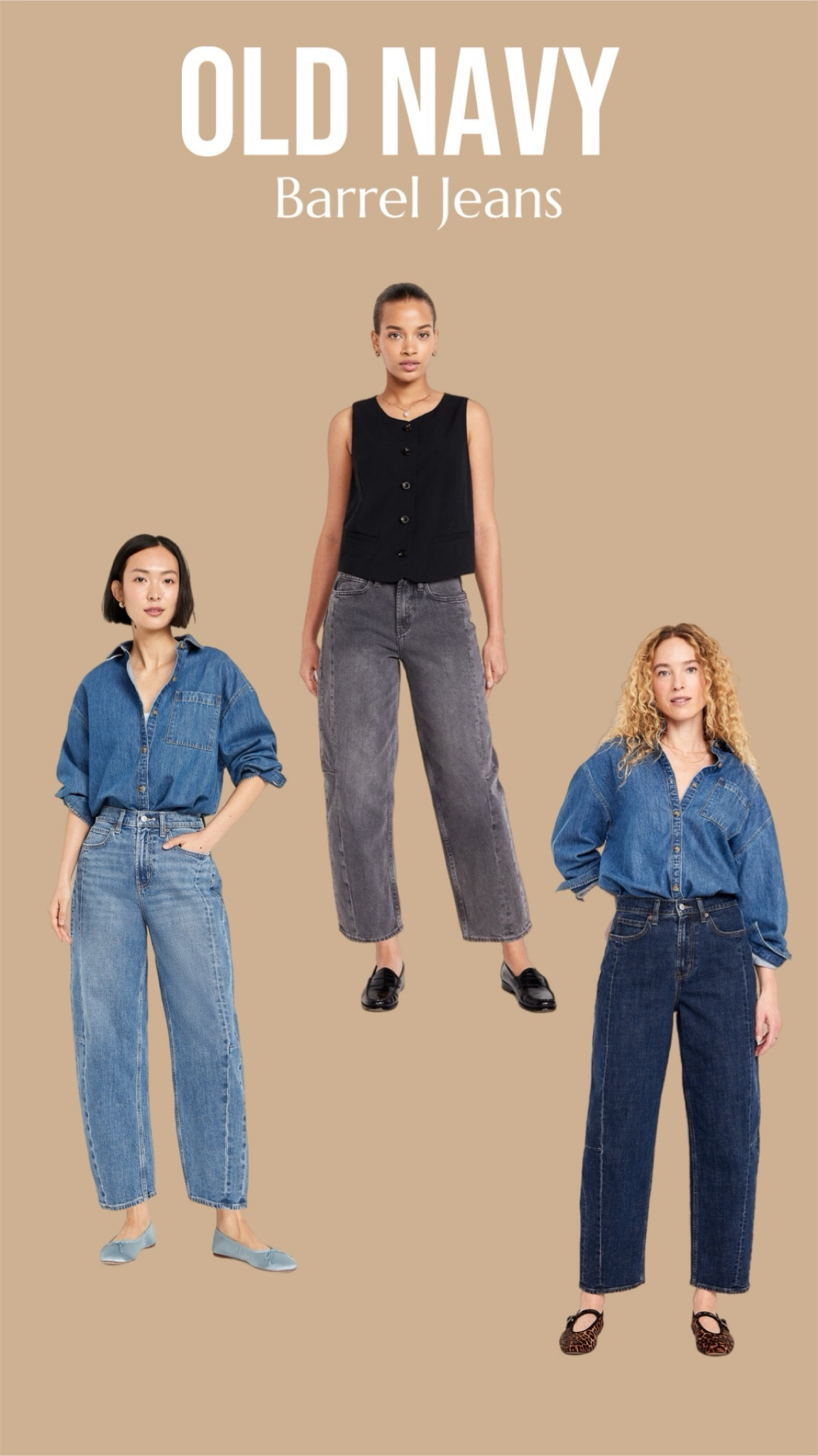 Women’s Barrel Jeans