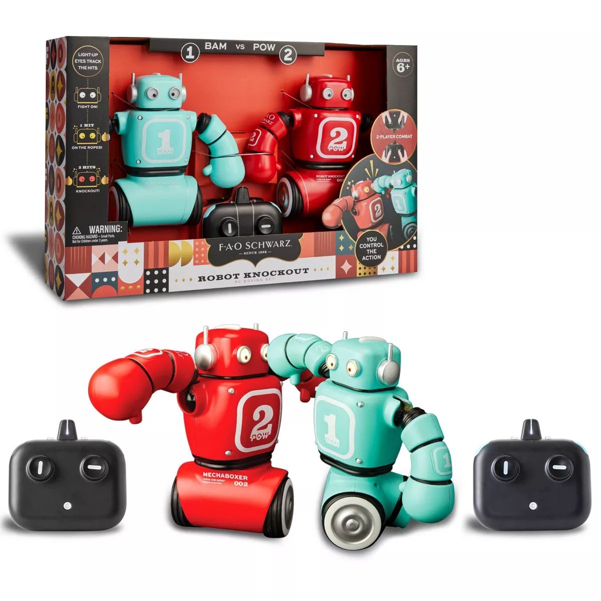 FAO Schwarz Robot Knockout Remote Control Boxing Set | Target