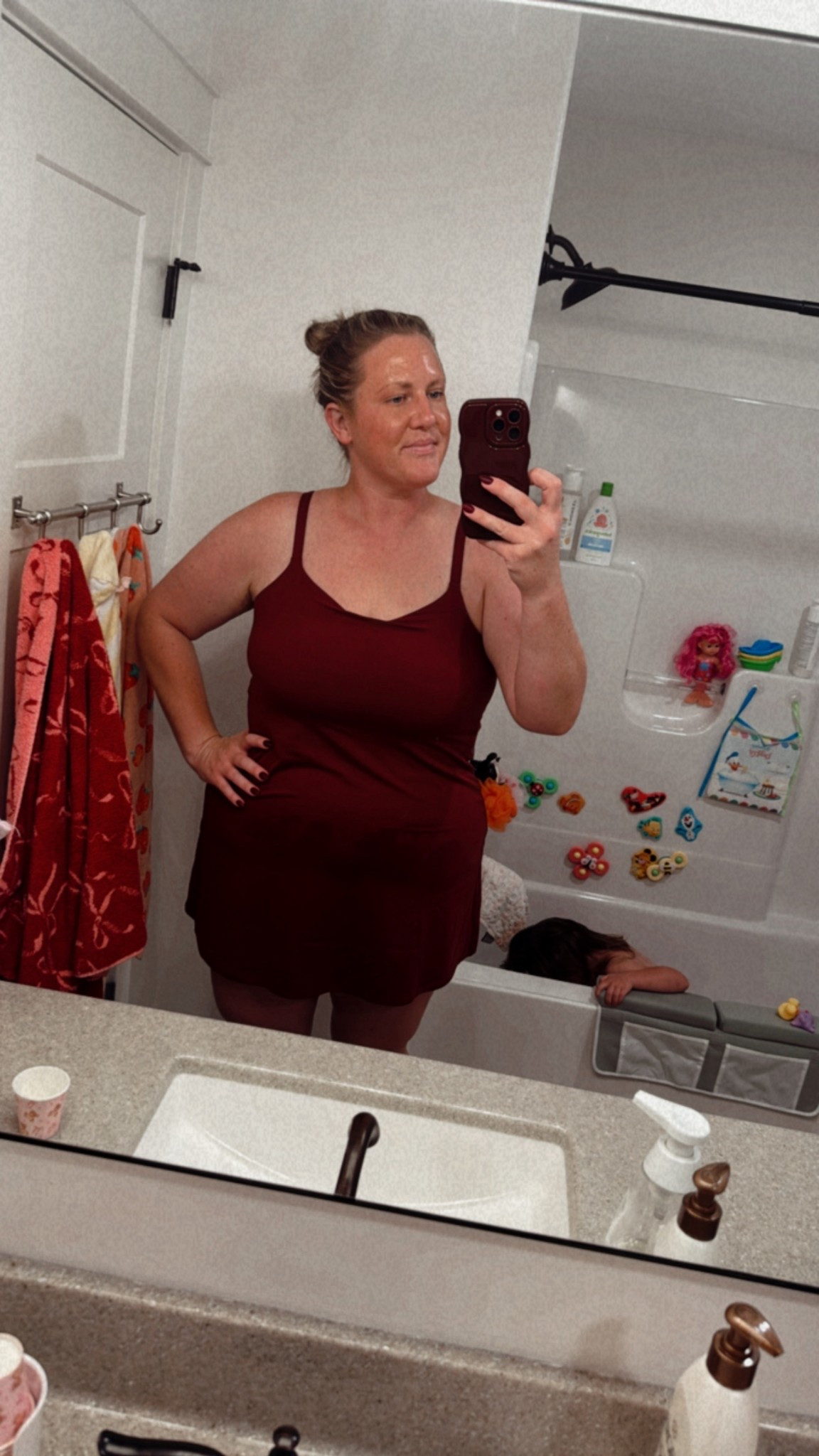 the color I’m loving recently 🍷 in this cozy athleisure dress 💃🏼

#LTKSeasonal #LTKMidsize #LTKActive