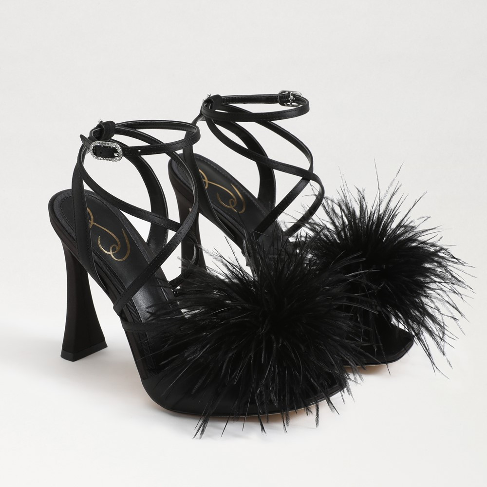 Layton Feather Strappy Heel | Sam Edelman