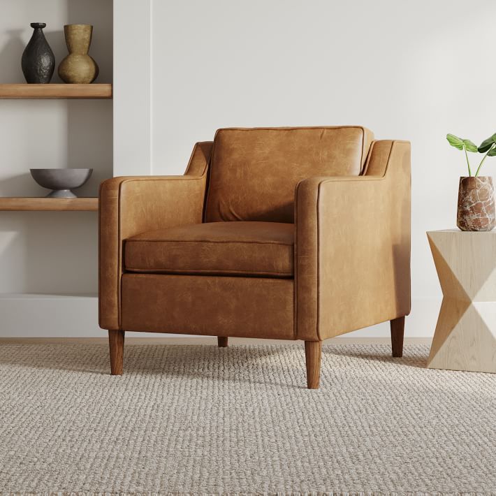 Hamilton Leather Chair | West Elm (US)