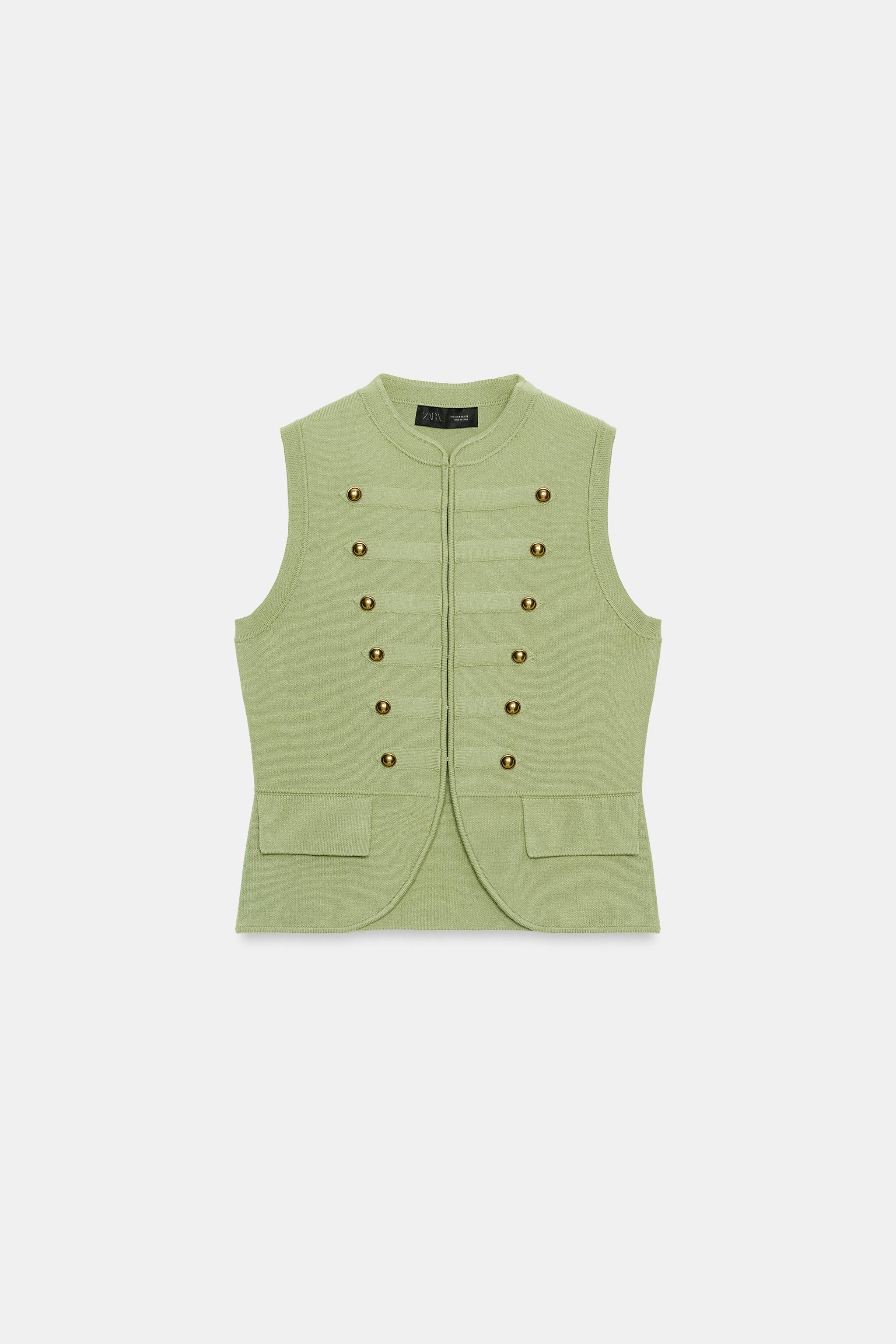 FIREMAN CLASP KNIT VEST | Zara US