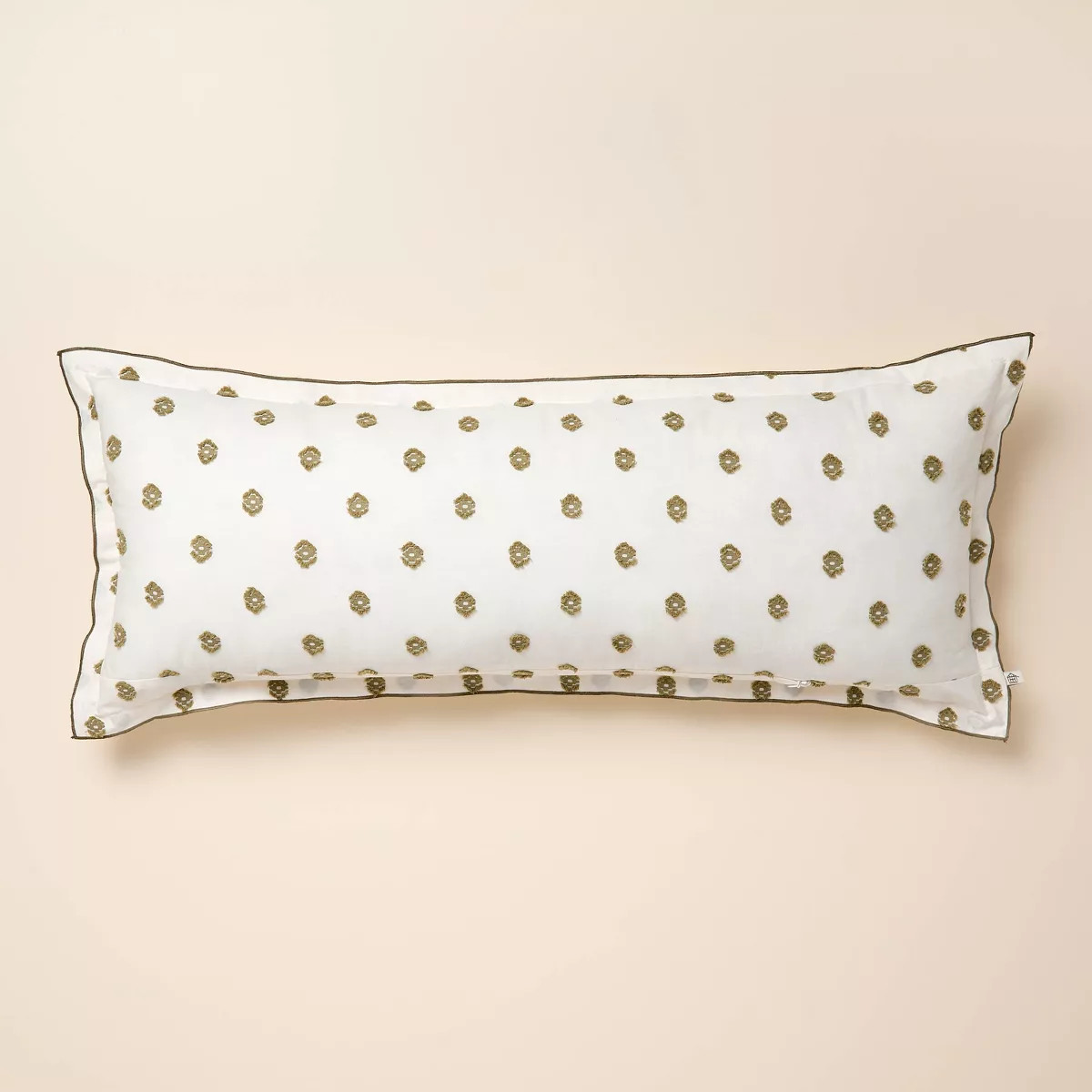 36"x14" Clip Dobby Lumbar Throw Pillow Cover - Hearth & Hand™ with Magnolia | Target