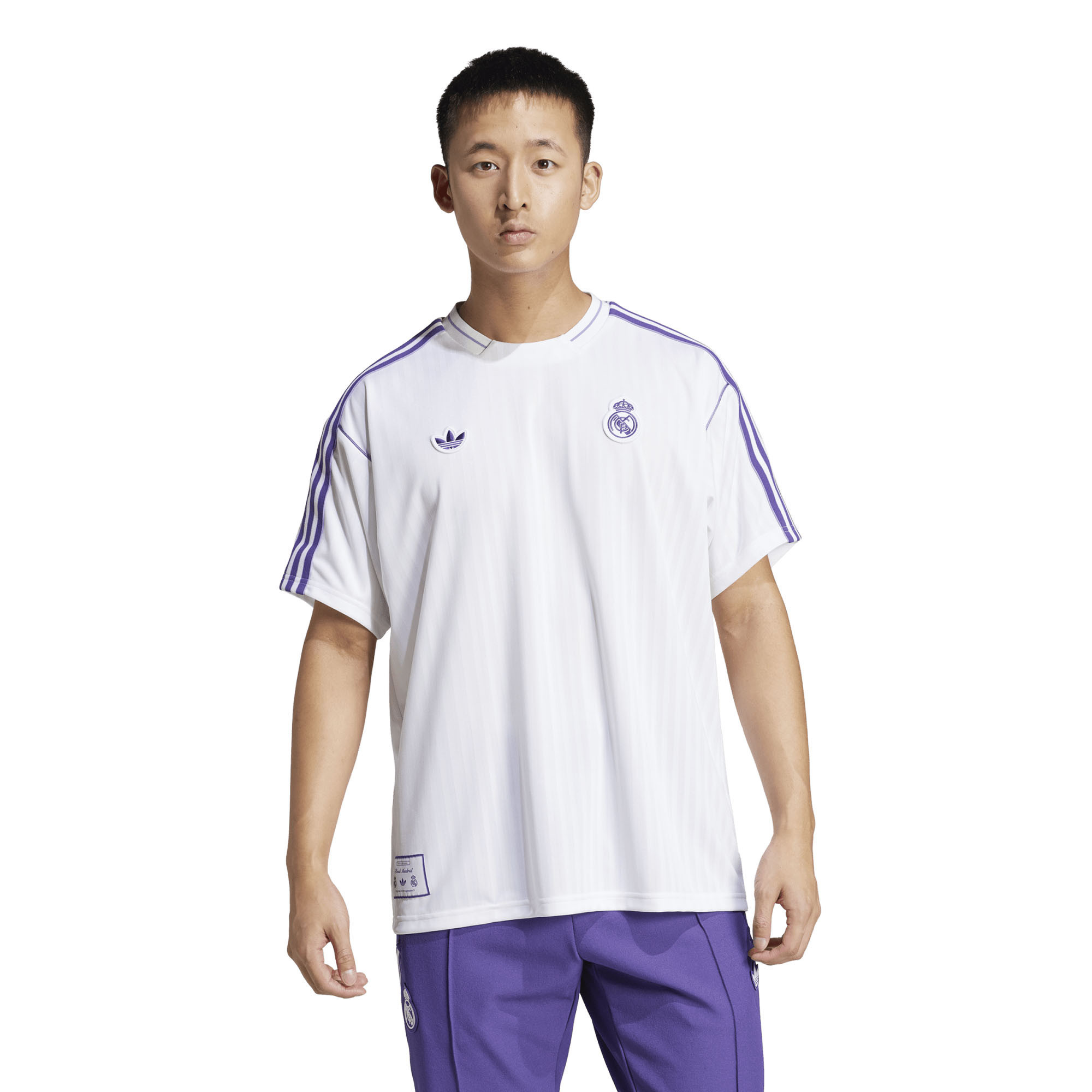 Men's adidas Originals  White Real Madrid Terrace Icons Collection Fashion Jersey | Fanatics