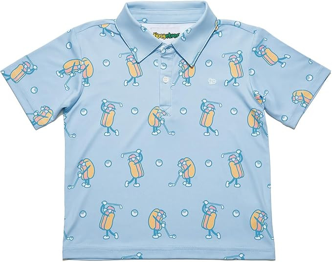 Tipsy Elves Kids and Toddlers Golf Shirts - Athletic Comfort Fit with Quick Dry Material | Amazon (US)