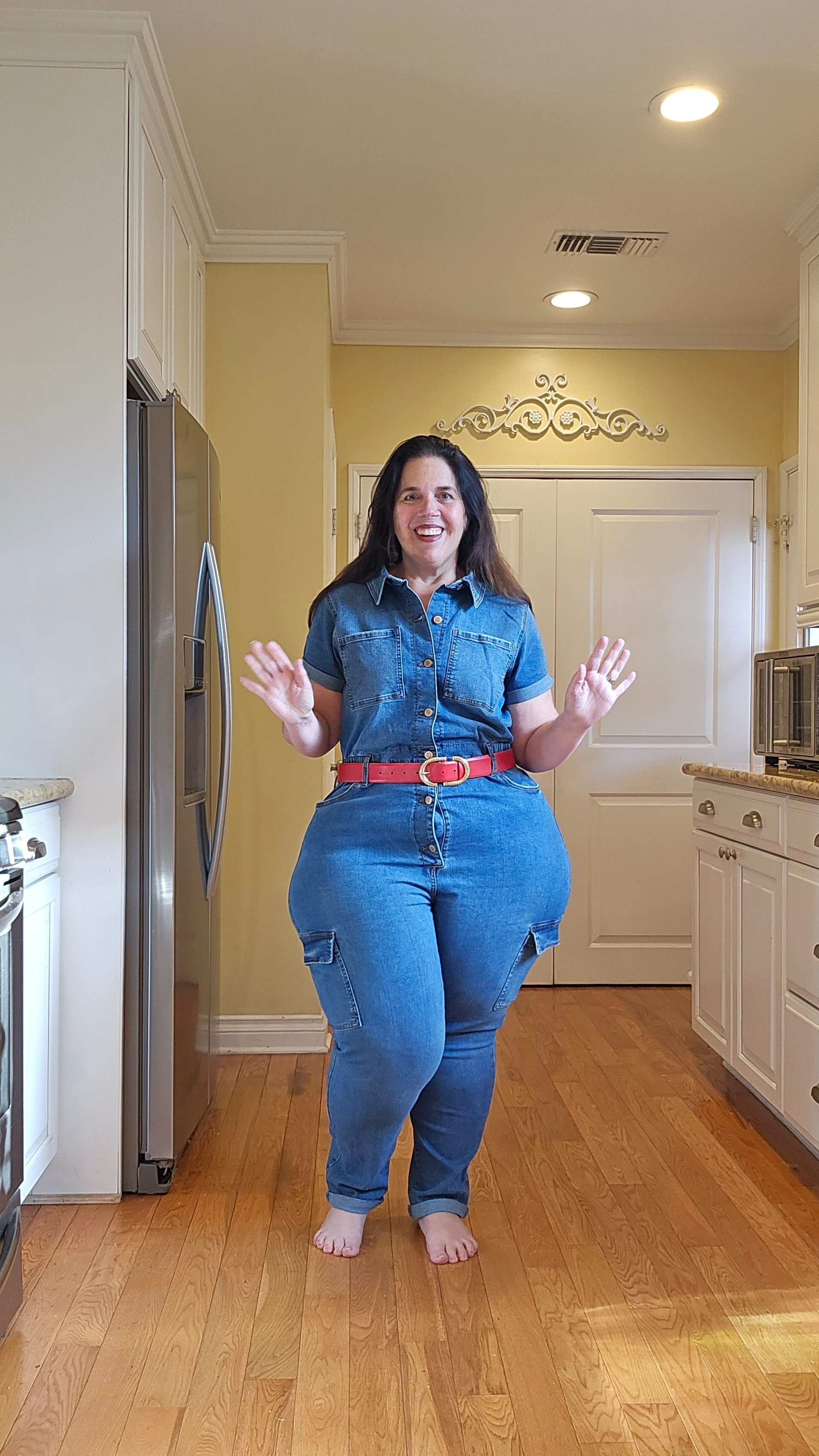 Fashion that Fits! Celebrity Pink for the win with this Cargo Boilersuit💖Love the color, stretch, stich detailing, pockets, the waistband and just the overall style. This jumpsuit is super comfortable uet the fabric is quite sturdy.Go ahead and click thru to get one for you and your gals you know will live in this one because its that good and I know it will sell out fast.👏I'm wearing an XL for reference. It comes in Plus Sizes, too!👏

#LTKMidsize #LTKFindsUnder50 #LTKPlusSize