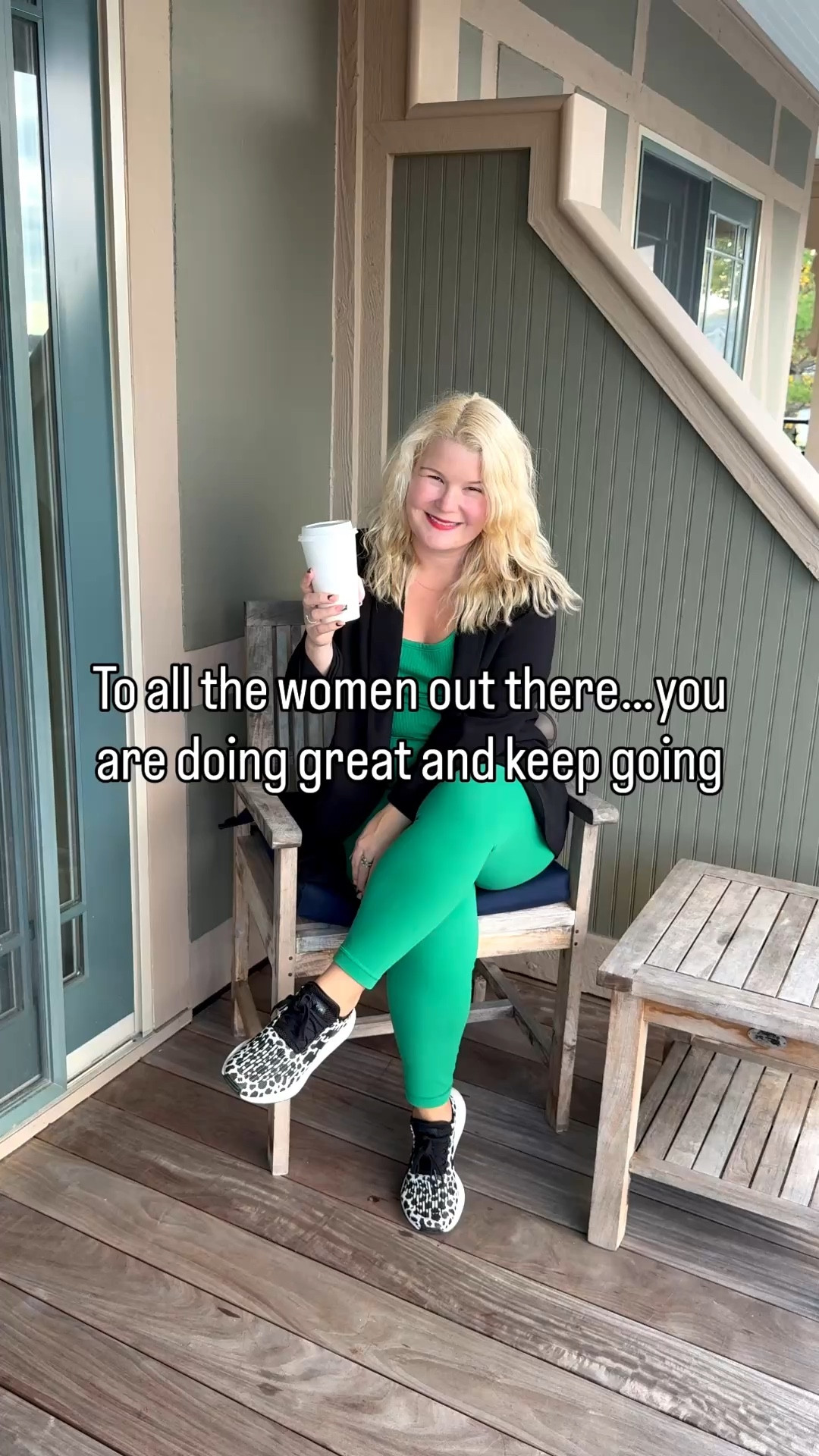 Sometimes all we can do is go through, but it helps to be told we are doing great. We are. You are. Keep going💪🏼

#strongwomen #empowerment #womensday 

#LTKPetite #LTKselfcare #LTKstorytime