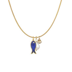 Blue Lagoon Charm Necklace | Sequin