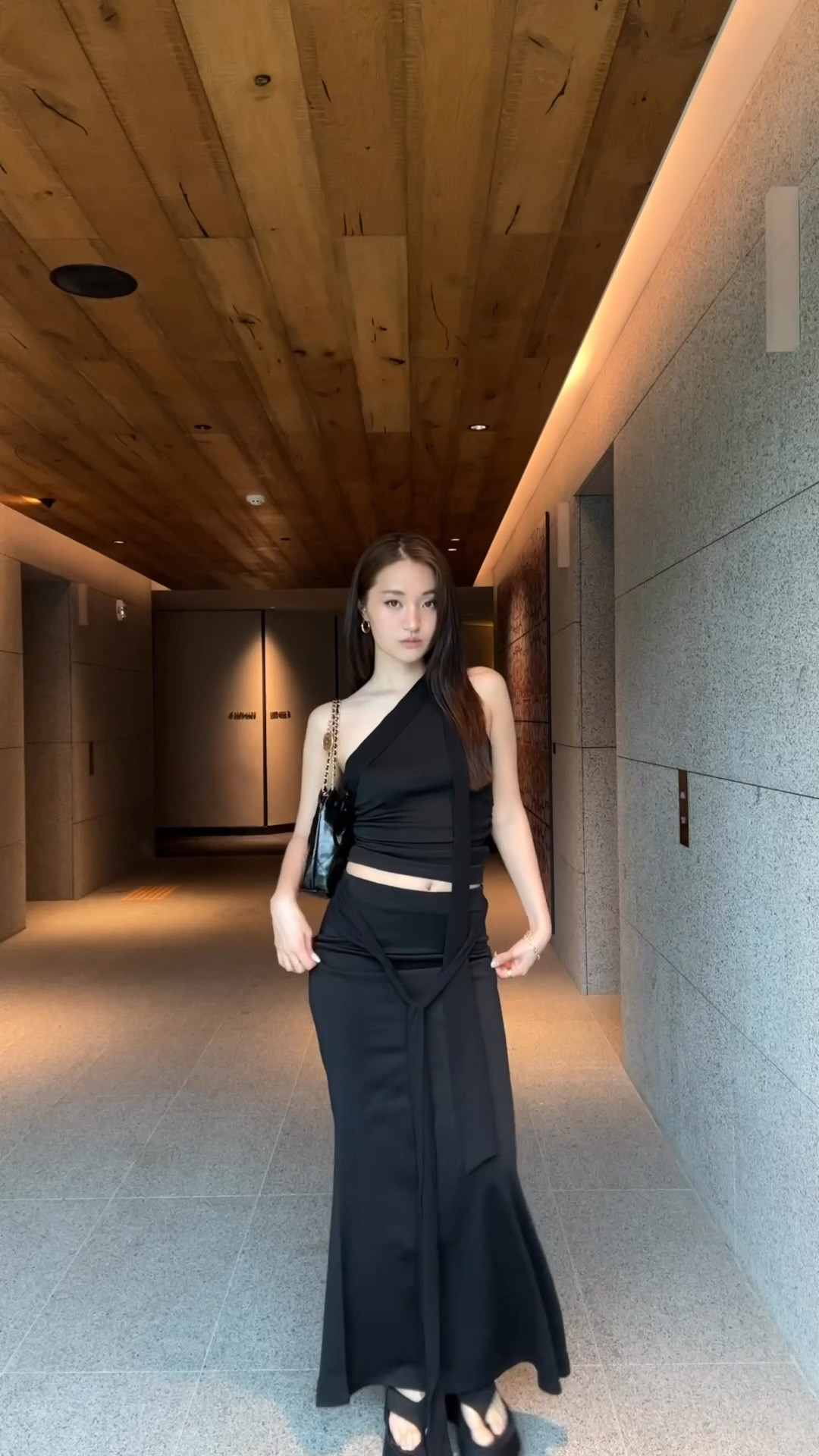 Asymmetric off shoulder top & maxi skirt 🖤 

perfect for birthday outfit, cocktail party, fancy occasions ✨ 

#LTKstyletip #LTKdresses #LTKpartywear