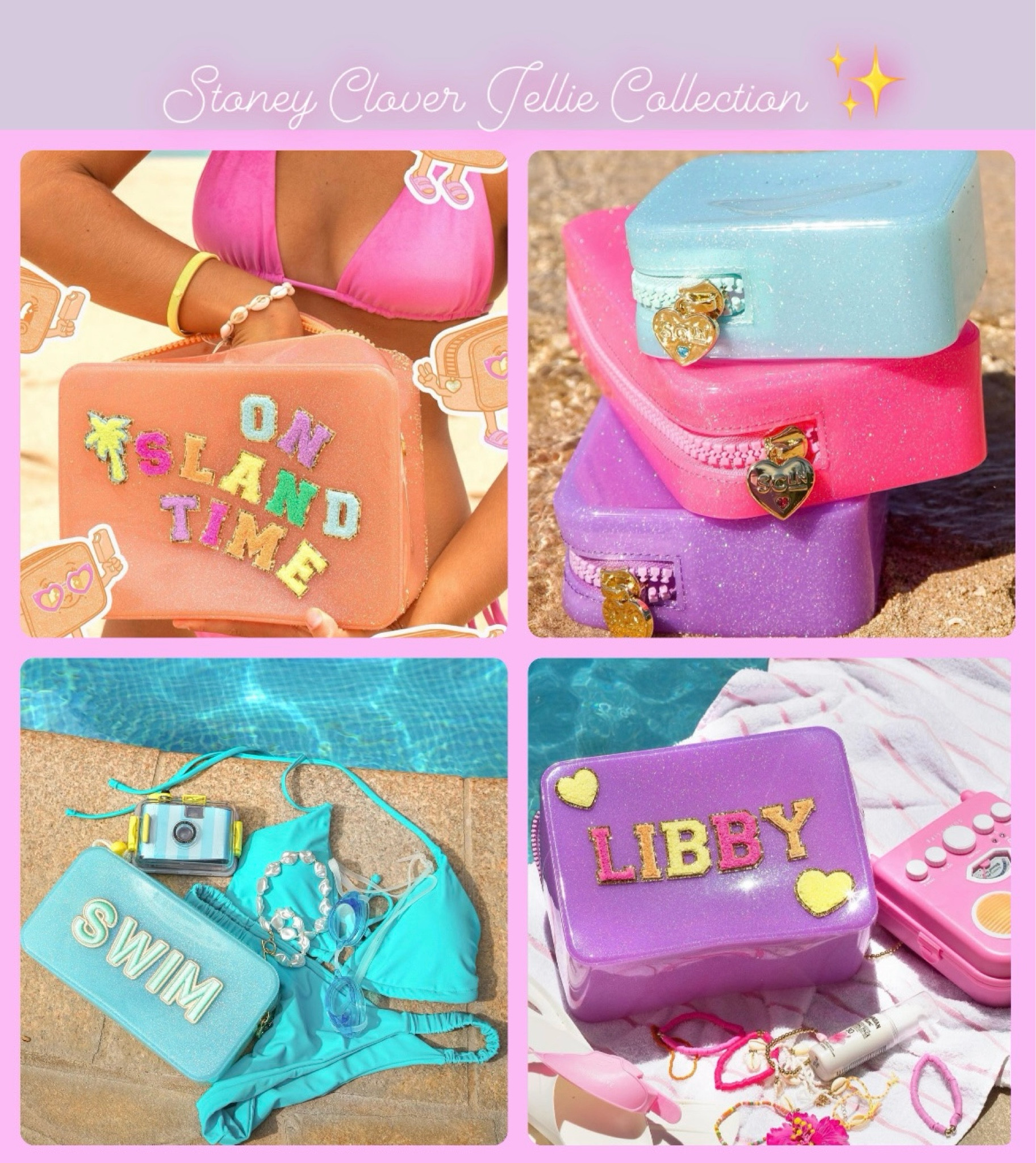 New Stoney Clover Jellie Collection 🎀✨💕🌈

#LTKstyletip #LTKitbag #LTKGiftGuide