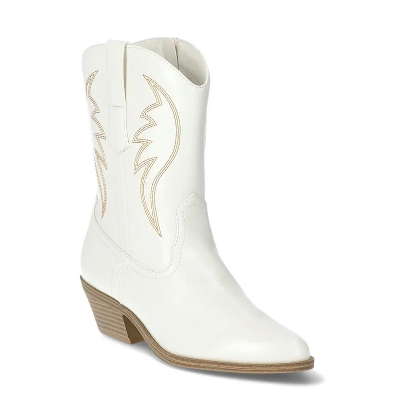 No Boundaries Women's Short Western Boot - Walmart.com | Walmart (US)