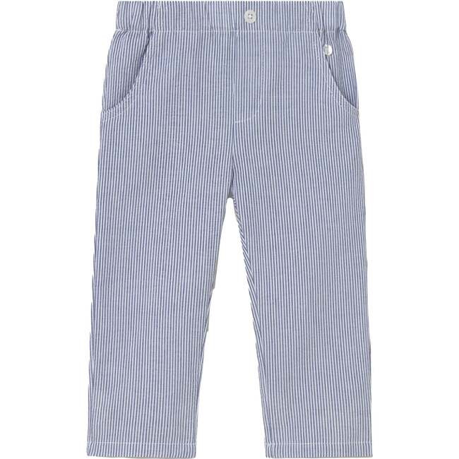 Pinstripe Pants, Blue & White | Maisonette