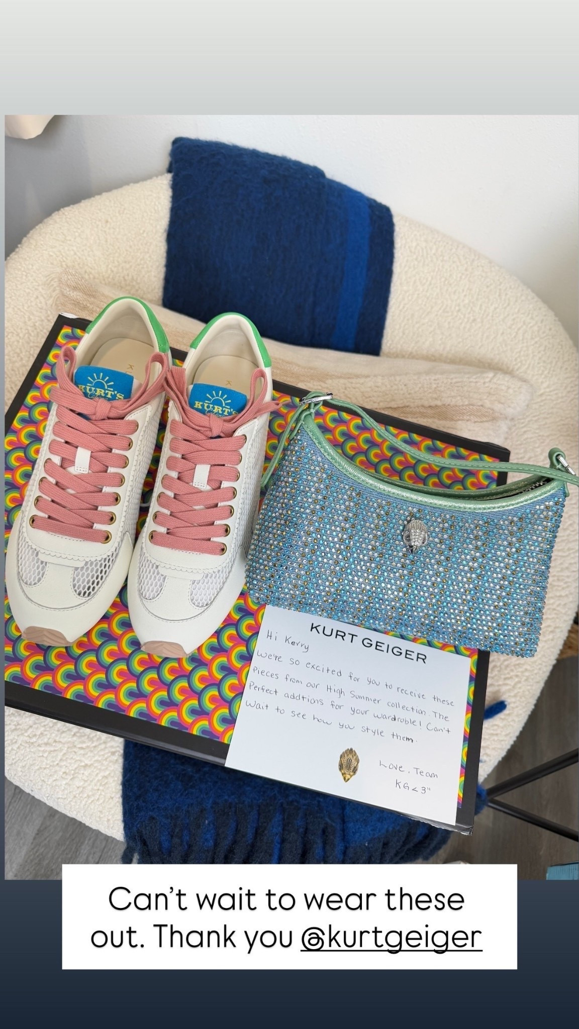 Can’t wait to wear these out. Thank you @kurtgeiger