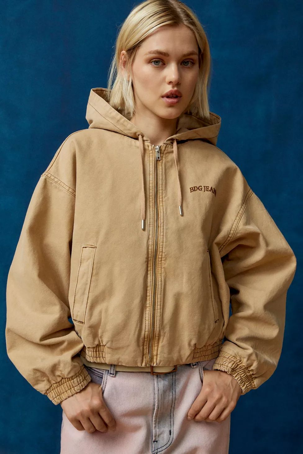 BDG Mini Sk8 Canvas Hooded Jacket | Urban Outfitters (US and RoW)