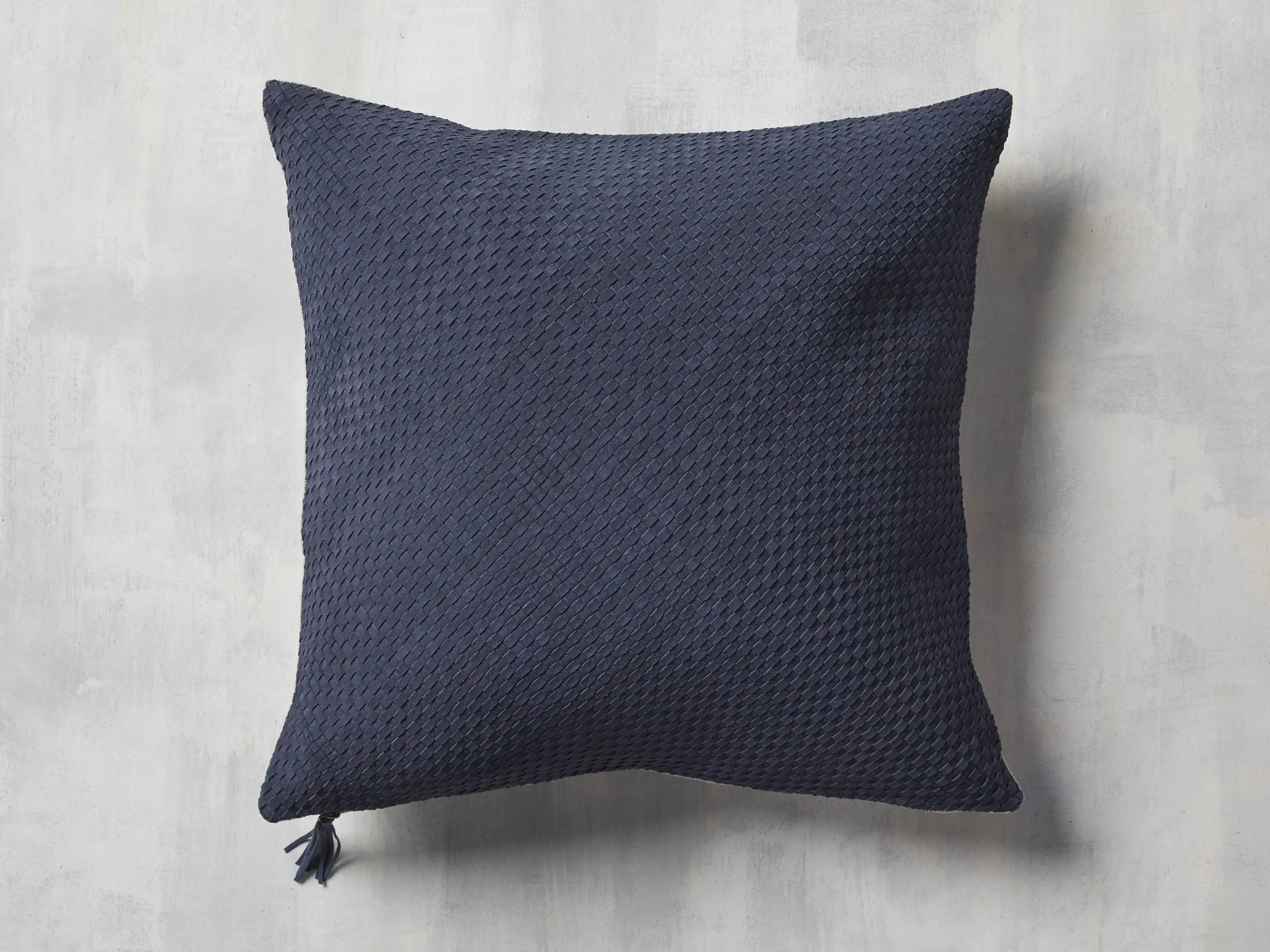 Woven Suede Pillow Cover | Arhaus