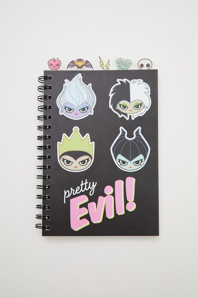 Disney Villains Pretty Evil Notebook | Forever 21