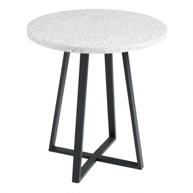 Sea Glass Terrazzo Domenico Outdoor Dining Table | World Market