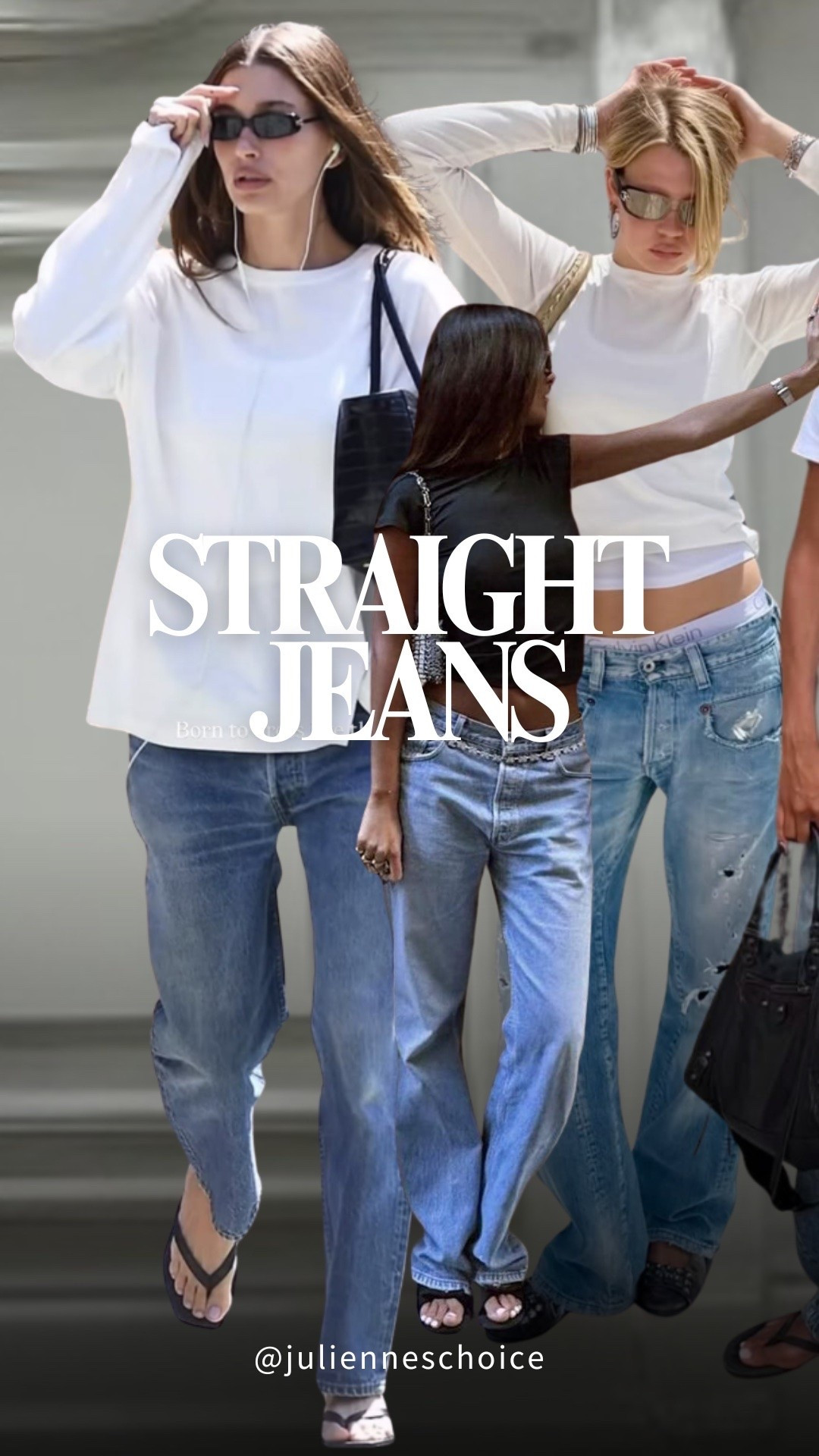 Straight-leg jeans on repeat.👖

Easy Ways to Style Them + similar finds.✨julienneschoice

#StraightLegJeans #JeansOutfit #DenimStyle

#LTKootd