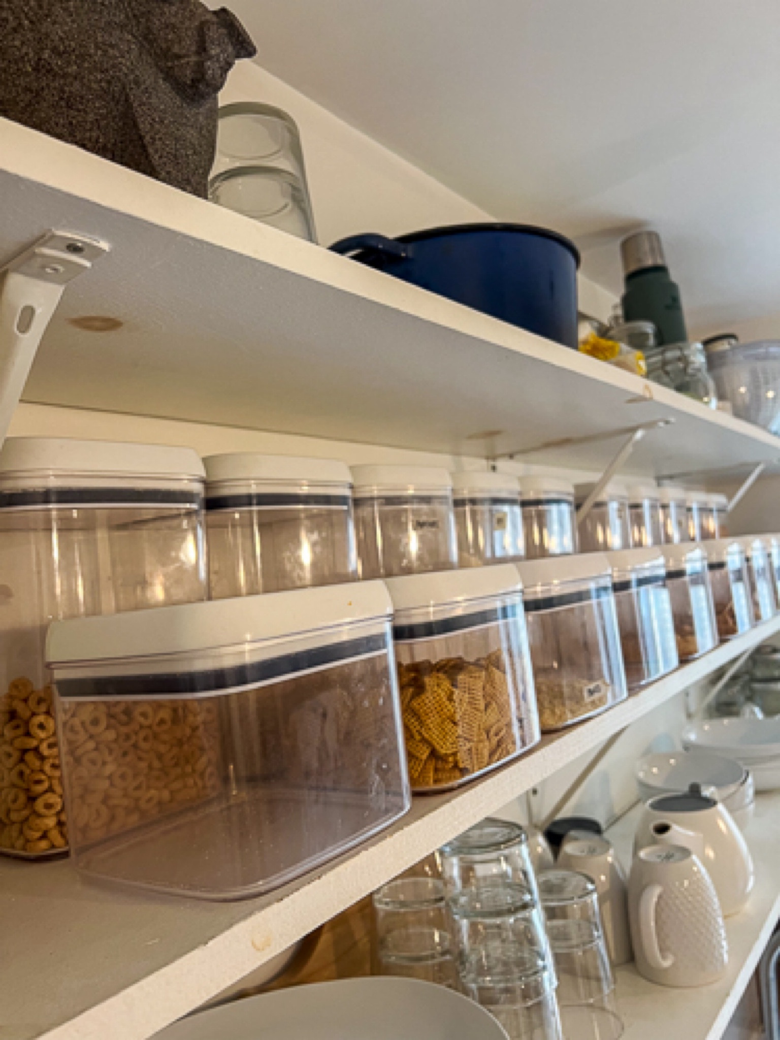We loveeeee these clear containers for organizing snacks and common ingredients  

#LTKHome #LTKFindsUnder50