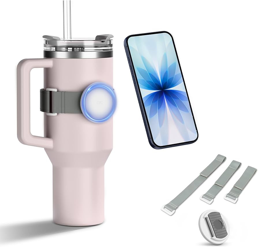 Magnetic Phone Holder for Stanley Cup,Adjustable Water Bottle Phone Stand for Magsafe with 3 Diff... | Amazon (US)
