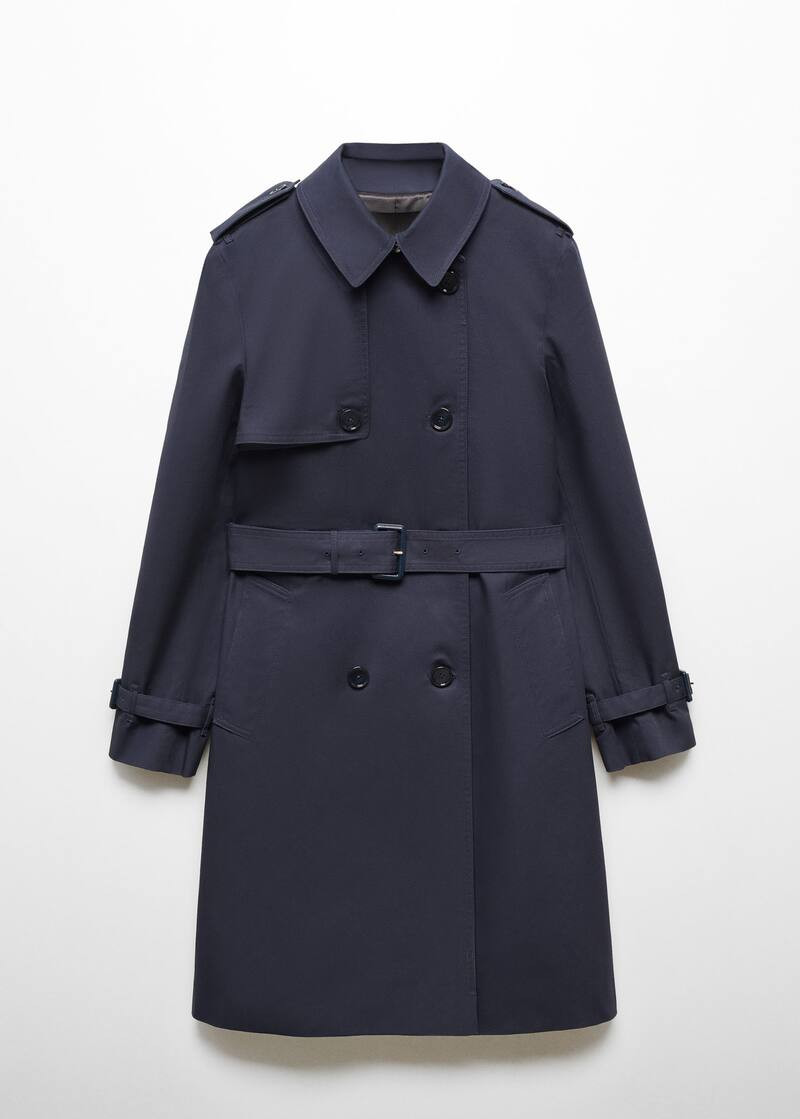 Classic trench coat with belt -  Women | Mango USA | MANGO (US)